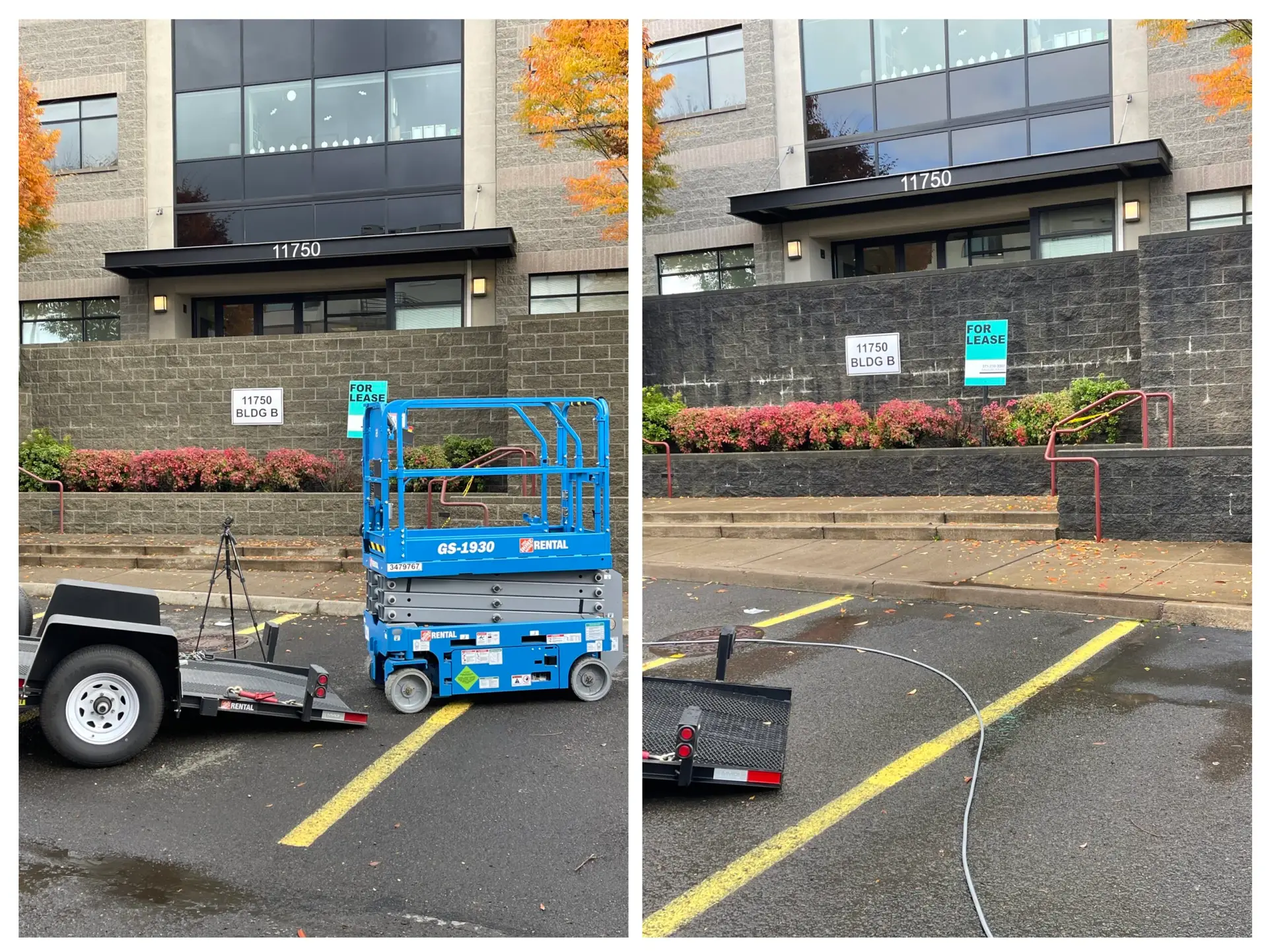 Commercial Surface Cleaning Before and After