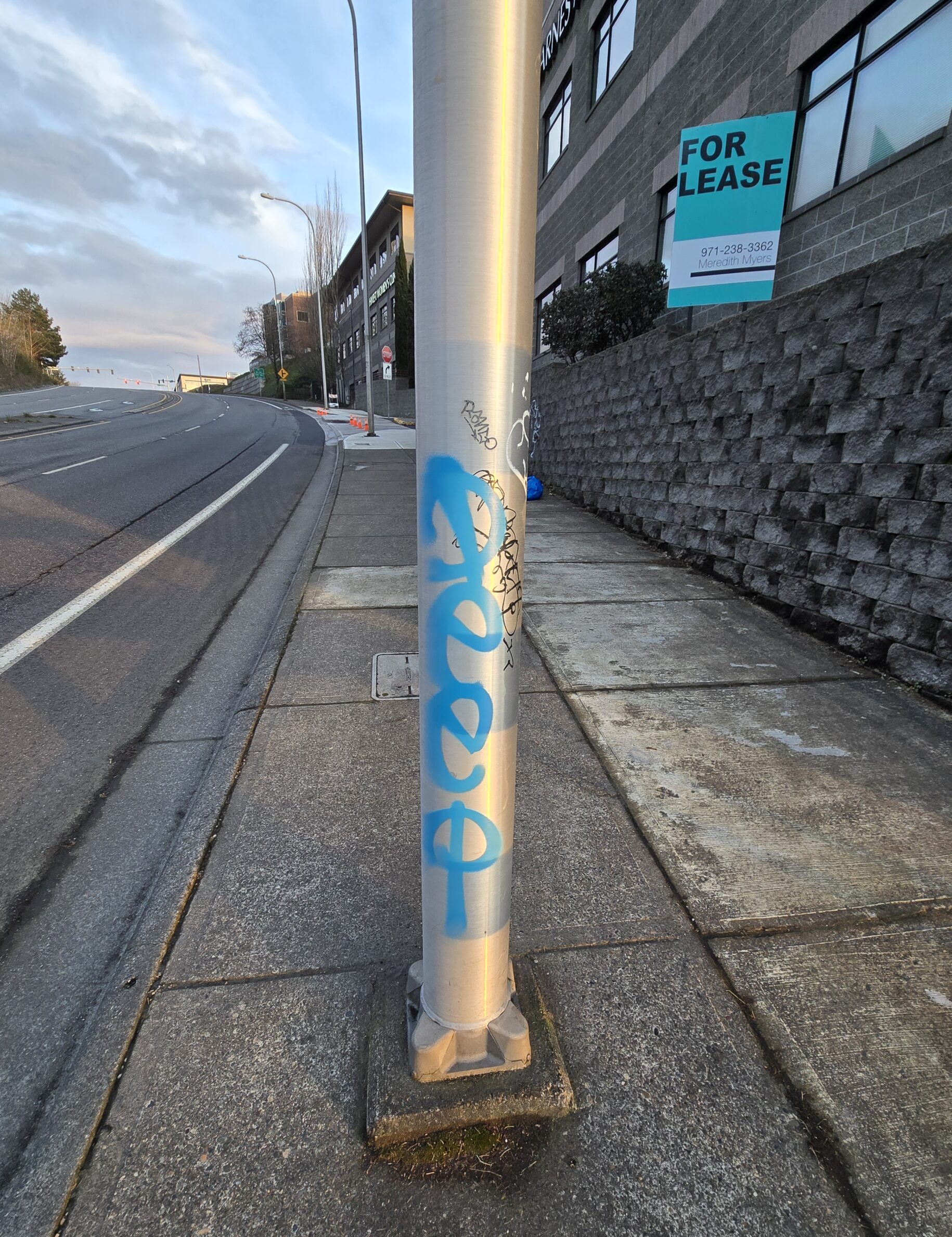 Graffiti Removal Commercial Pressure Washing Graffiti Removal Before Photo