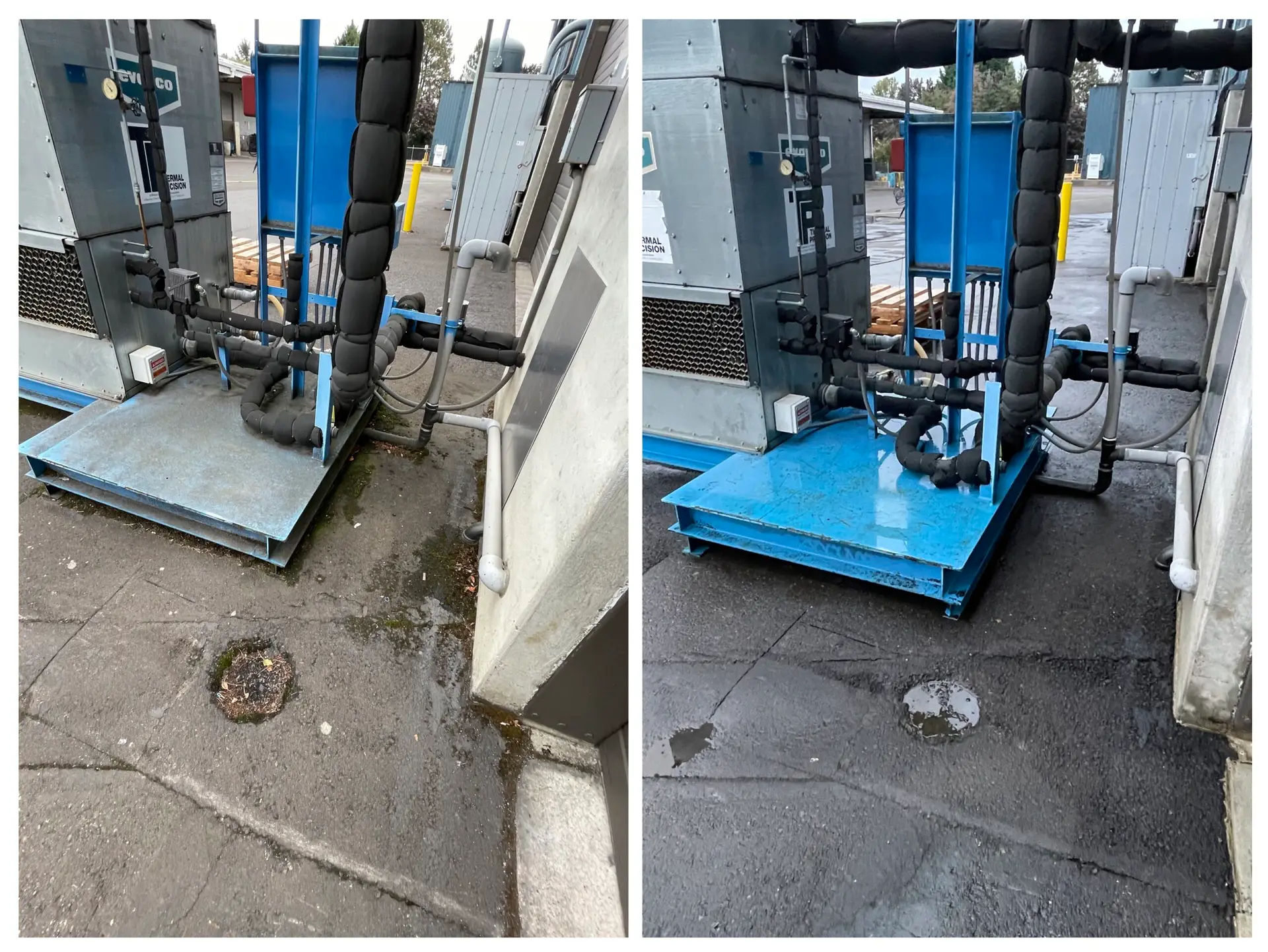 Commercial Pressure Washing Equipment Cleaning