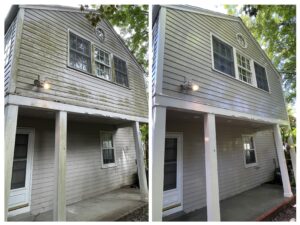 House Wash Before and After Image