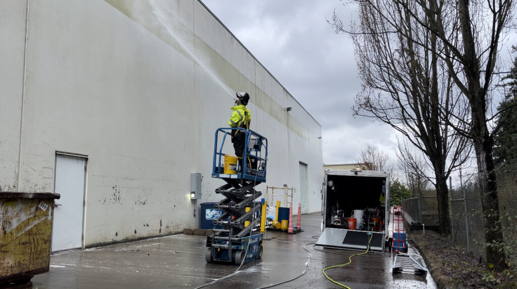 Beaverton Pressure Washing Commercial Building Wash